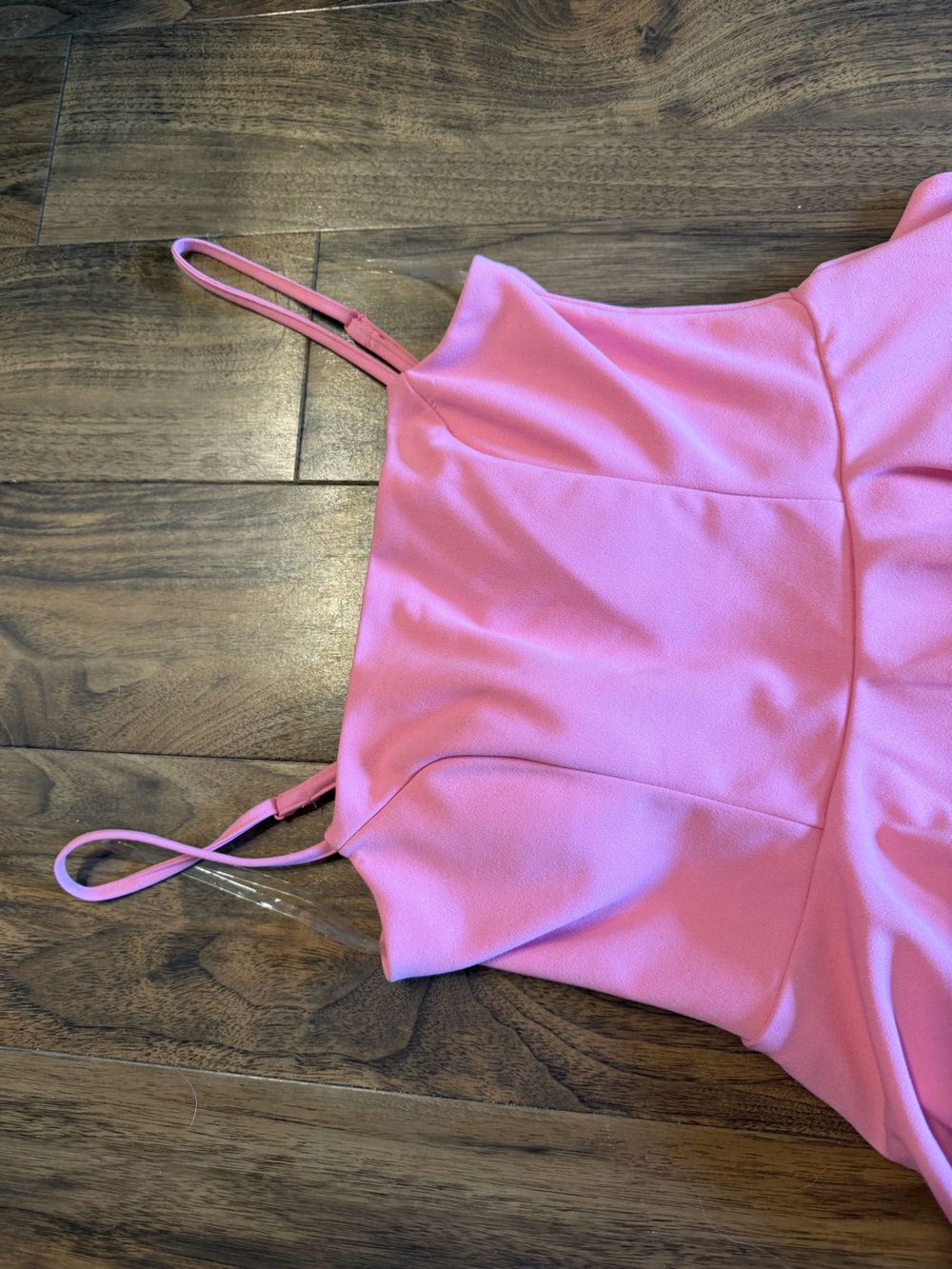 Pink Layered Ruffle Mini Dress - Picture 3 of 8